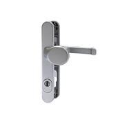 ABUS Door Protection Fitting SRG92N ZS F1 with Cylinder Protection & Double-Sided Handle, Aluminium - 62566