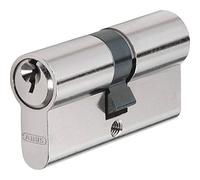 ABUS E50 N 30/30 Eurocilindro Serreta Nickel | Profile Double Cylinder Locks - Reversible Heavy Duty Nickel Finish