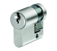 Abus Mechanical 55008 E60Np Euro Half Cylinder Nickel Pearl 10Mm / 30Mm Visi
