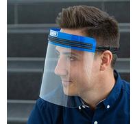 ABUS Face Guard Face Protection with Wide Acrylic Glass Visor - EN 166 Certified - Washable - Suitable for Glasses Wearers - 1 x FaceGuard