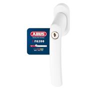 ABUS FG200-Lockable Window Handle Set of 3 - Window Knob with Pressure Cylinder, Keyed Alike Security Level 3-54576 - White - No Drilling Required
