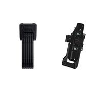 ABUS Foldable Lock Bordo Granit XPlus 6500/85 ST with Lock Bag, Hardened Steel Bike Lock, ABUS Security Level 15, 85 cm, Black & Sh 6500/85 Bordo Xplus Staffa 2018.