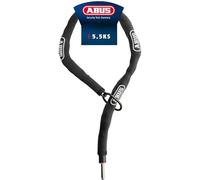 ABUS frame lock insert chain ADAPTOR CHAIN Classic 5.5KS - 5.5 mm thick steel chain with oval loop - bike lock for bikes and e-bikes - compatible with Alarmbox 2.0 - length 100 cm, black