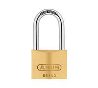 Abus France Abus 04775 65/40mm Brass Padlock 40mm Long Shackle Abu6540Ls40
