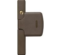 ABUS FTS206 B AL0145 37392 Keyed-Alike Window Lock, Brown | For plastic, aluminium and wooden windows - simultaneous locking - pressure resistance up to 1 ton - safety level 10