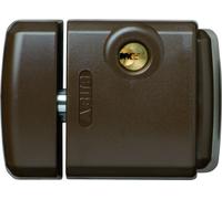 ABUS FTS3003 B AL 0125 317347 Simultaneous-Locking Window Lock Braun | Bolt closure for internally opening windows made of plastic, aluminium and wood - safety level 5 - includes mounting material