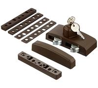 ABUS FTS96 Window Lock with Locking Mechanism via the Rotary Knob, Different Locking - ABUS Security Level 10 - 11197 - Brown