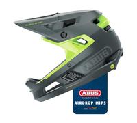 ABUS Fullface helmet AirDrop MIPS - MTB: Downhill, Freeride and Enduro - Mountain bike helmet with optimised ventilation and Ambient Sound Channel - for adults