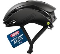 ABUS GameChanger 2.0 MIPS RF road bike helmet - high-performance bike helmet with optimised aerodynamics, ventilation and fit for round head shapes - for women and men - size M/L, black