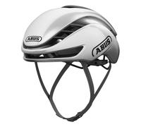 ABUS GameChanger 2.0 Racing Bicycle Helmet - High-performance Aero Road Bike Helmet with Optimised Aerodynamics and Ventilation for Men and Women - Size M, Silver