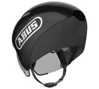 ABUS GameChanger TT 1.1 time trial Helmet - aerodynamic Bike Helmet for sporty riding - triathlon, time trial and track Cycling - for Men and Women - Size L, black