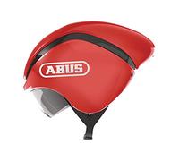 ABUS GameChanger TT Time Trial Helmet - Aerodynamic Cycling Helmet with Optimal Ventilation for Men and Women - red, Size S