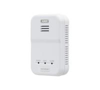 ABUS Gas detector for gas GWM100ME - boilers with 5-year battery - natural gas (methane) / town gas - alarm volume 85 dB - white - 81443