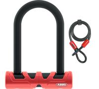 Abus Ultimate 420 & Cable D Bike Lock - Black / Red / U Lock / 140mm Cable