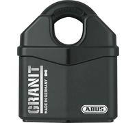 ABUS Granit 37RK/80 SZP Premium Padlock for the Highest Demands, Increased Shackle Protection, Security Level 10, Includes 2 Keys and Security Card, Black, 79172, 80 mm