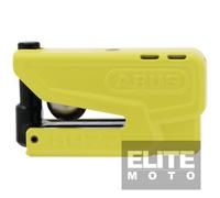ABUS Brake Disc Lock Granit Detecto XPlus 8077 2.0 - Motorcycle Lock with Alarm and Intelligent Pre-Alarm - Made of Hardened Steel - for the Protection Motorcycles - Yellow