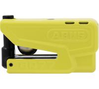 ABUS Brake Disc Lock Granit Detecto XPlus 8077 2.0 - Motorcycle Lock with Alarm and Intelligent Pre-Alarm - Made of Hardened Steel - for the Protection Motorcycles - Yellow