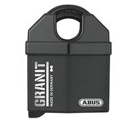 ABUS Granit Padlock 37/60#SZP for Outdoor Use - with Security Card and Key with LED Light - Made of Hardened Special Steel - ABUS Security Level 10 - Black
