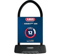 ABUS Granit Plus 470 U-lock with EaZy KF Halterung, Black, 6 Keys, Steel, Key Lock, Home, Office, Storage Units