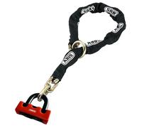 ABUS Granit Power XS 67 10KS Black Loop Chain Lock, black, size 120 cm for Men