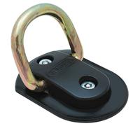 ABUS Granit WBA 75 wall and floor anchor - Fixing anchor for bicycle, motorbike or scooter - Anti-theft device for garages, cellars, house walls - security level 15, Black, One Size