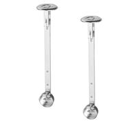 ABUS GS20 01281 Grate Protection for Cellar Grate with Pull Rod and Tamper Protection Set of 2