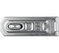 ABUS Hasp and Staple 100/60 - Device for Padlocks - for Smashing Doors - ABUS Security Level 4 - Silver