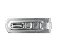 ABUS Hasp and Staple 100/80 - Device for Padlocks - for Smashing Doors - ABUS Security Level 4 - Silver