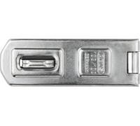 ABUS Hasp and Staple 100/100 - Device for Padlocks - for Smashing Doors - ABUS Security Level 4 - Silver