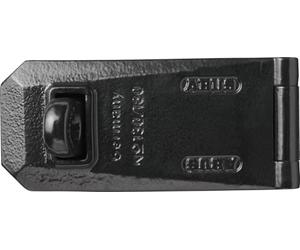 ABUS Hasp Granite 130/180 - Security Level 10, Hardened Hinge Pins | For ABUS Granit padlocks - impact-resistant tempered cast iron, concealed screws - 78 x 180 mm, eyelet hole 13.3 mm