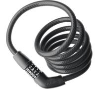 ABUS Helix 4512C/180 180cm Coiled Cable Lock - Black