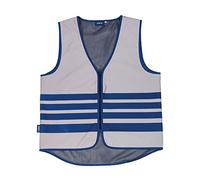 ABUS high visibility waistcoat Lumino Urban Vest - fully reflective safety waistcoat for better visibility at night - for adults - with zip