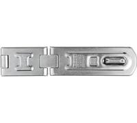 ABUS Hinged hasp and staple 100/80 - Device for Padlocks - For Hinged Doors and Corner Solutions - Security Level 4 - Silver