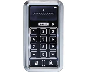 ABUS HomeTec Pro Bluetooth® Keyboard CFT3100 - Code Keyboard to Open the Front Door - for the HomeTec Pro Bluetooth® Door Lock Drive CFA3100 - Silver