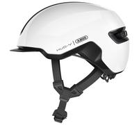 ABUS Urban Helmet HUD-Y - magnetic, rechargeable rear LED light with magnetic attachment - a cool bike helmet for everyday use - for men and women