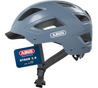ABUS Hyban 2.0 City Bike Helmet, Glacier Blue, Size M