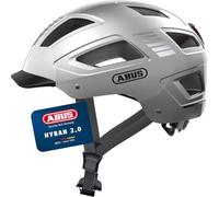 ABUS Hyban 2.0 City Helmet - Durable Bicycle Helmet for Daily Use with ABS Hard Shell - for Women and Men