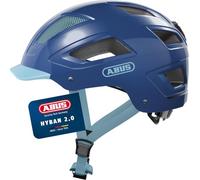 ABUS Hyban 2.0 City Helmet - Durable Bicycle Helmet for Daily Use with ABS Hard Shell - for Women and Men
