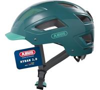 ABUS Hyban 2.0 City Helmet - Durable Bicycle Helmet for Daily Use with ABS Hard Shell - for Women and Men