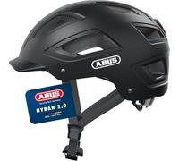 ABUS Hyban 2.0 City Helmet - Durable Bicycle Helmet for Daily Use with ABS Hard Shell - for Women and Men