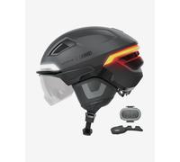 Bike Helmet E Bike with Light ABUS HYP-E BLACE Volcano Titan S 51 To 55 CM