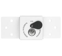 Abus Mechanical 50655 141/200 Diskus Integral Van Lock White & 26/70mm Diskus Padlock Abu14126C