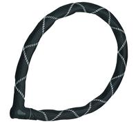 ABUS Steel O Chain Iven 8210 Motorcycle Lock Chain Combo Black - 8mm x 110cm