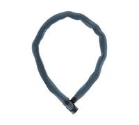 ABUS Chain Lock IVERA Chain 7210 - Bicycle Lock with Highly Flexible IvyTex Synthetic Fibre Casing - ABUS Security Level 8 - 110 cm - Colour: blue