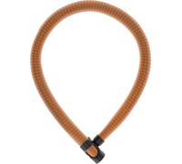ABUS chain lock IVERA Chain 7210 - Bicycle lock with highly flexible IvyTex synthetic fibre coating - ABUS security level 8 - 110 cm - Orange