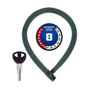 ABUS IVERA Chain 7210 Chain Lock - Bicycle Lock with Highly Flexible IvyTex Synthetic Fibre Coating - ABUS Security Level 8