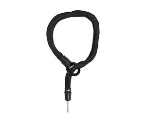 ABUS IvyTex Adaptor Chain 6KS Frame Lock Insert Chain, 85 cm, Black | Frame lock insert chain with 6 mm square chain, IvyTex cover, hardened steel