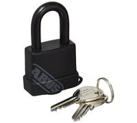 ABUS Ka Black Vinyl Coated Brass Black 35 mm with Identical Keys 35/70