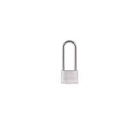 ABUS Padlock Titalium 64TI/30HB60 gl.-6311 - keyed Alike and with high Shackle - Basement Lock with Lock Body Made of Special Aluminium - Hardened Steel Shackle - ABUS Security Level 4