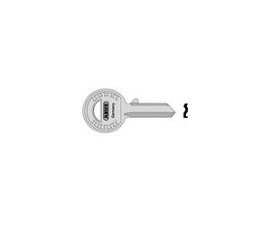 ABUS KB02706 24-41-885 Right Hand 4 Pin Key Blank